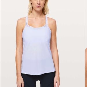 NWT lululemon Shear Lightness Tank Sz 12 purple